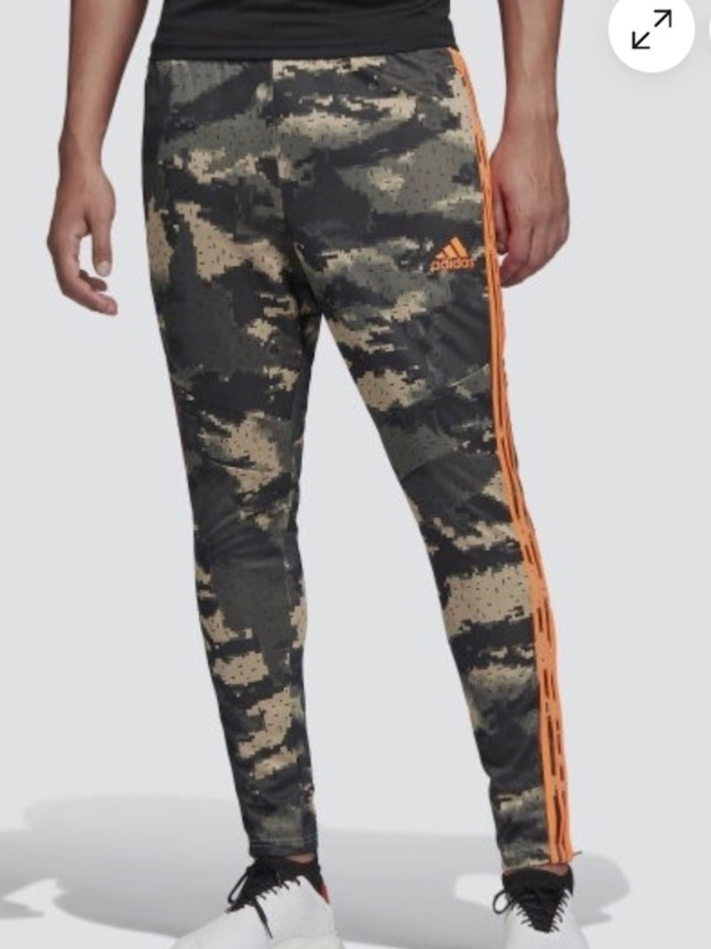 Adidas Tiro 19 AOP Camo Training Track Pants Legend Earth Size M